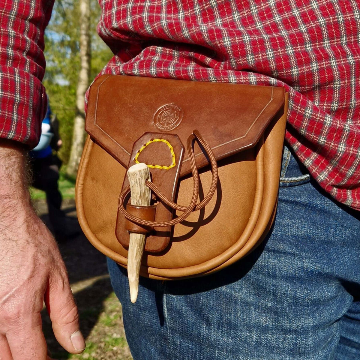 Viking-Inspired Belt Pouch | Handcrafted Leather (Northman
