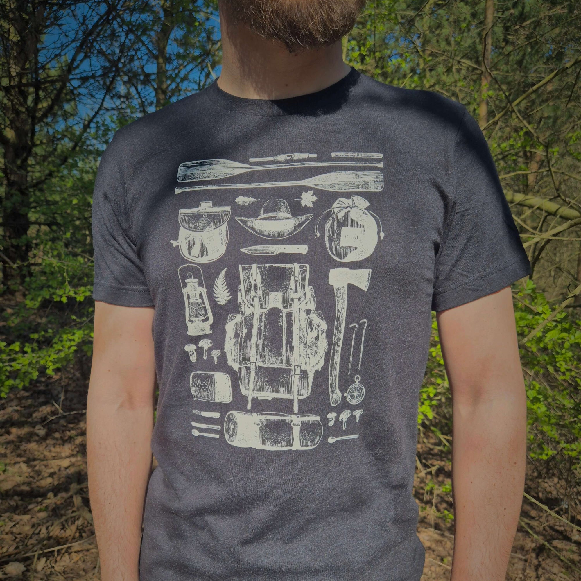 'Backwoods Basics' Light Unisex T-shirt