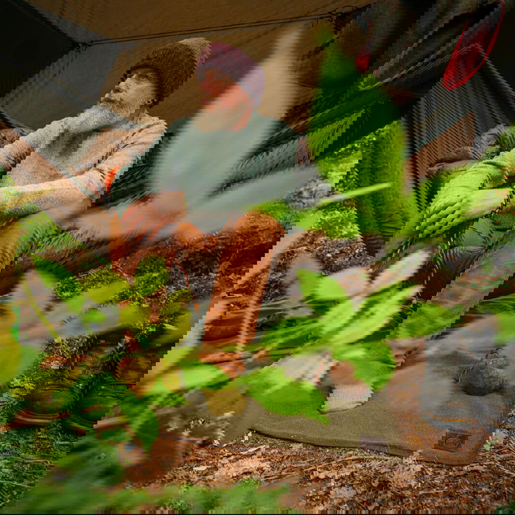 Bushcraft Blanket Wool and Wax Canvas Ground Mat - Journeyman Handcraft