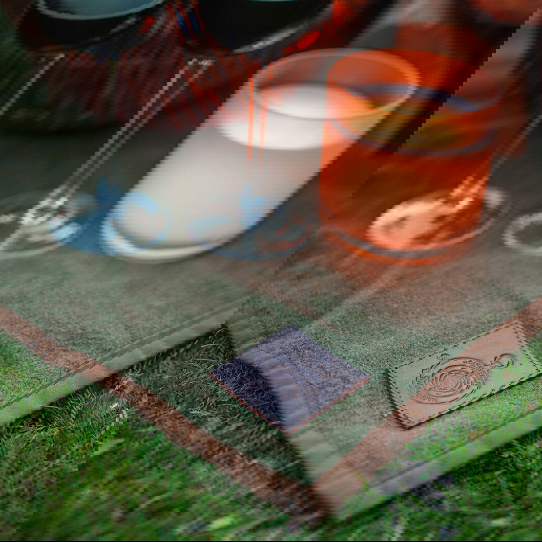 Bushcraft Blanket Wool and Wax Canvas Ground Mat - Journeyman Handcraft