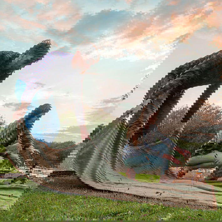 Bushcraft Blanket Wool and Wax Canvas Ground Mat - Journeyman Handcraft