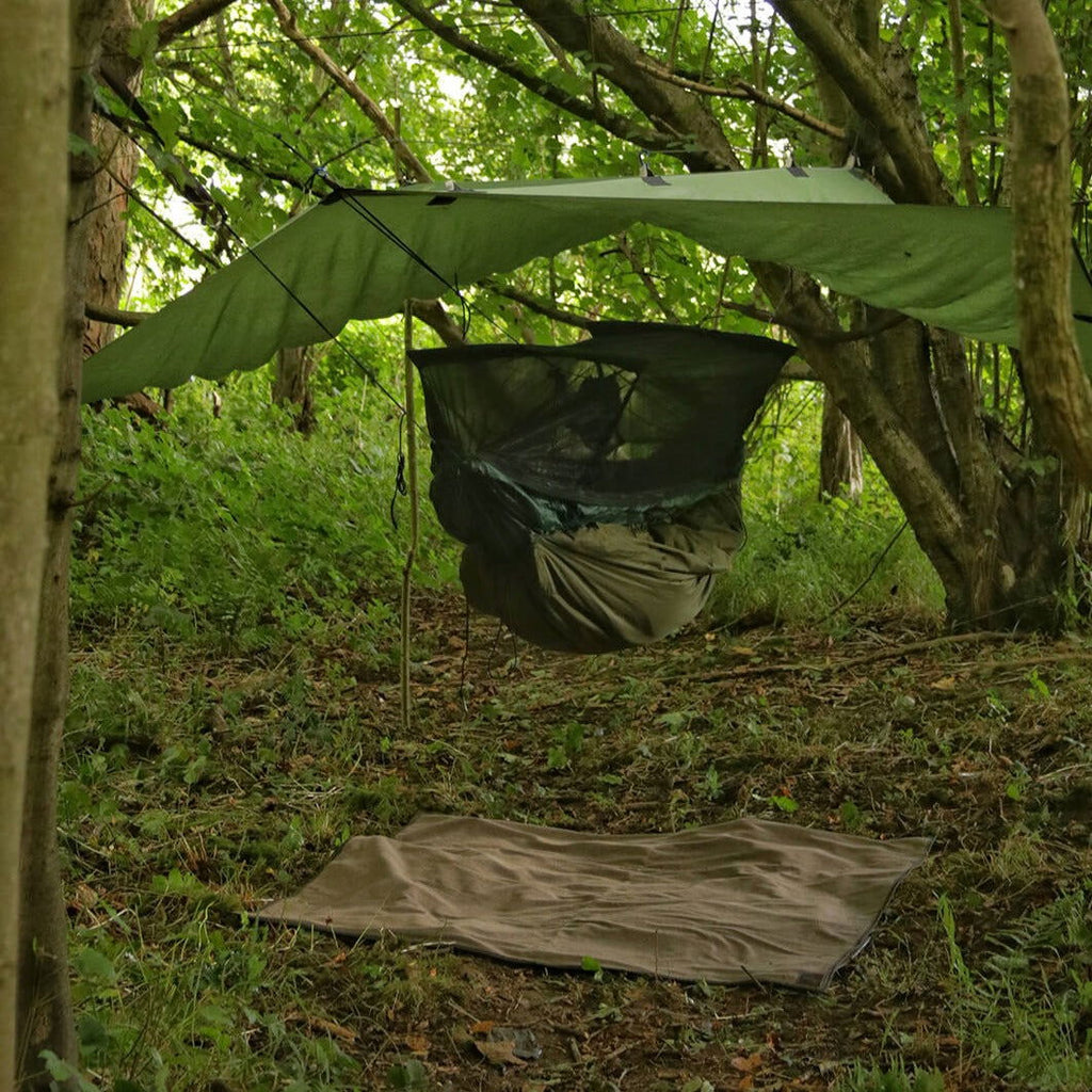 Bushcraft Blanket Wool and Wax Canvas Ground Mat - Journeyman Handcraft