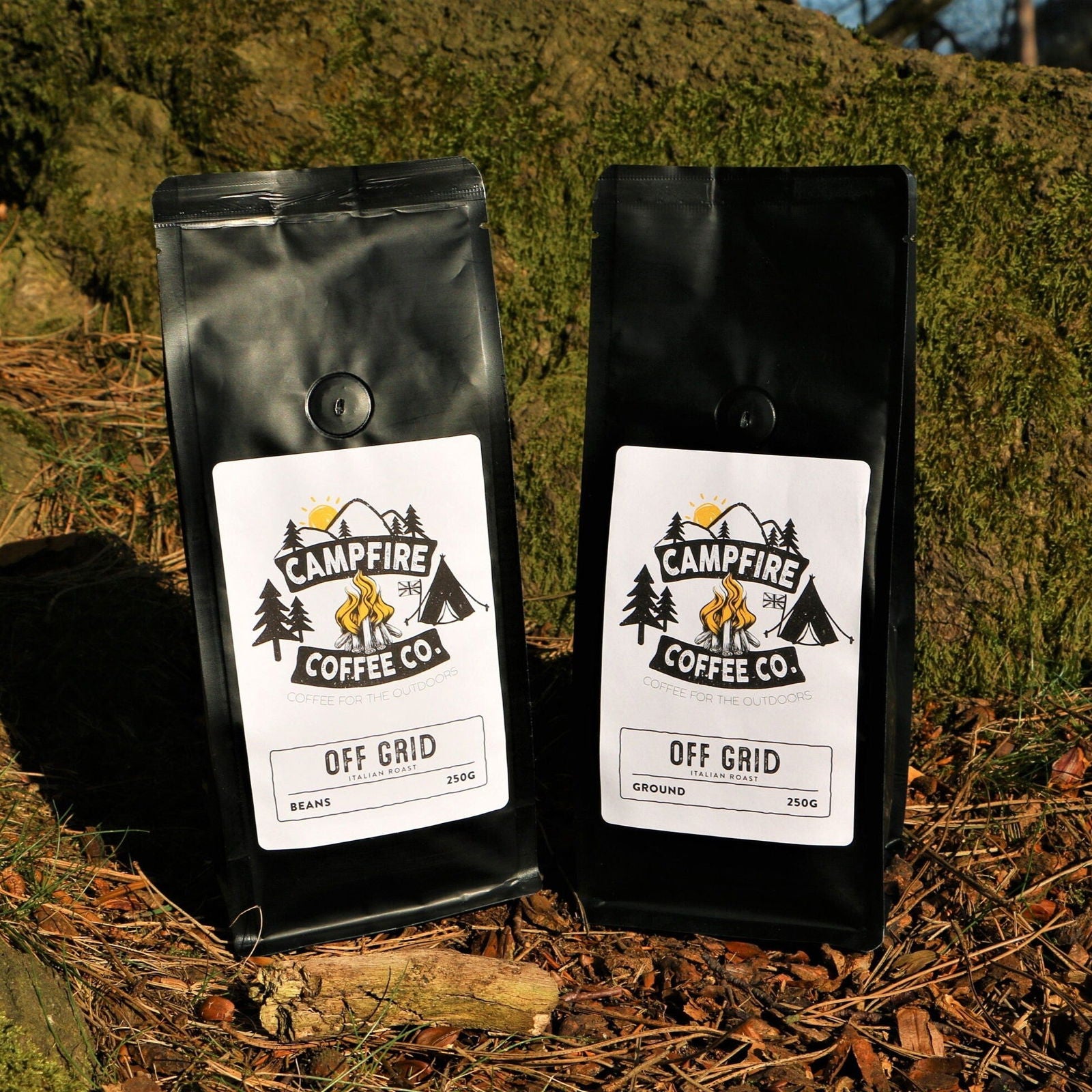 Campfire Coffee Grounds Beans and Bags - Journeyman Handcraft
