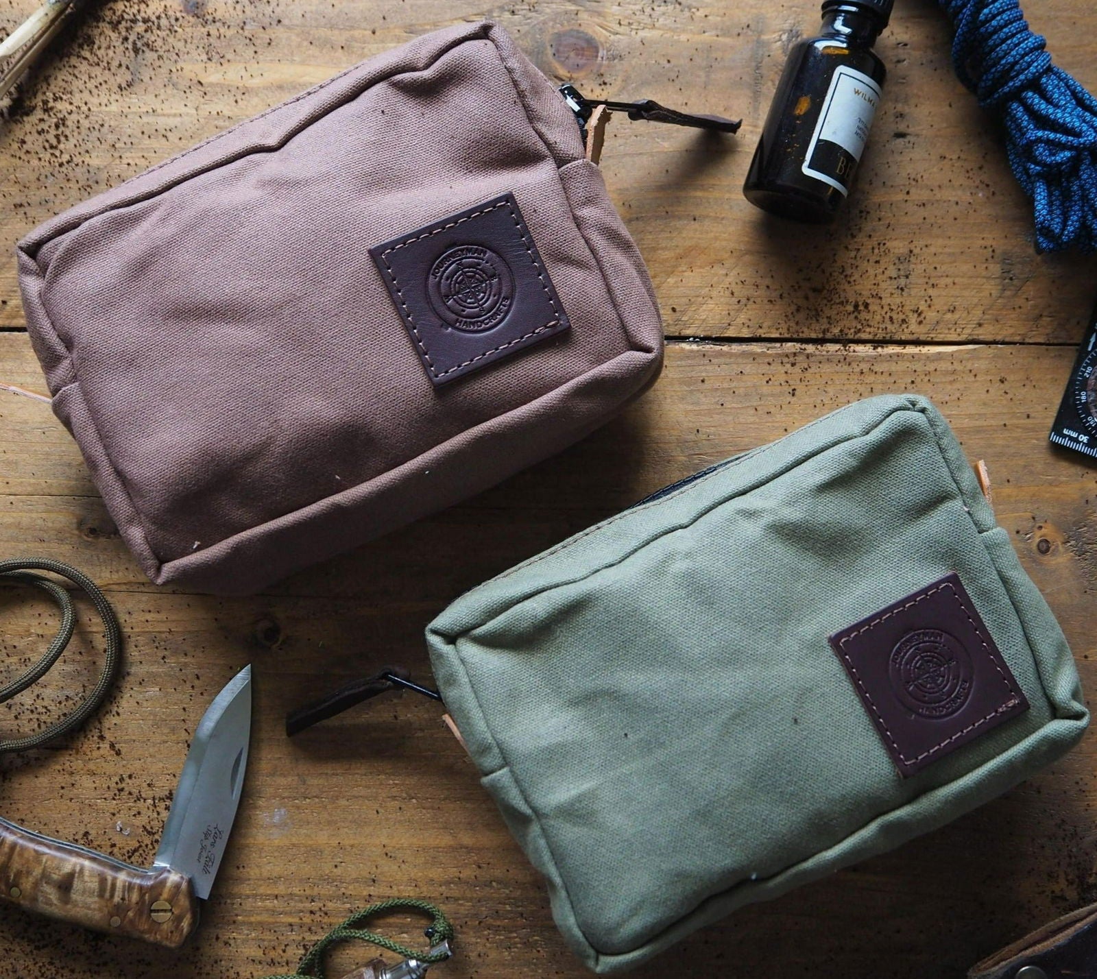 Canvas Belt Pouch - Journeyman Handcraft