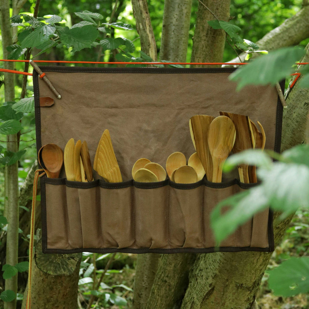 Canvas Tool Roll for Carving - Journeyman Handcraft