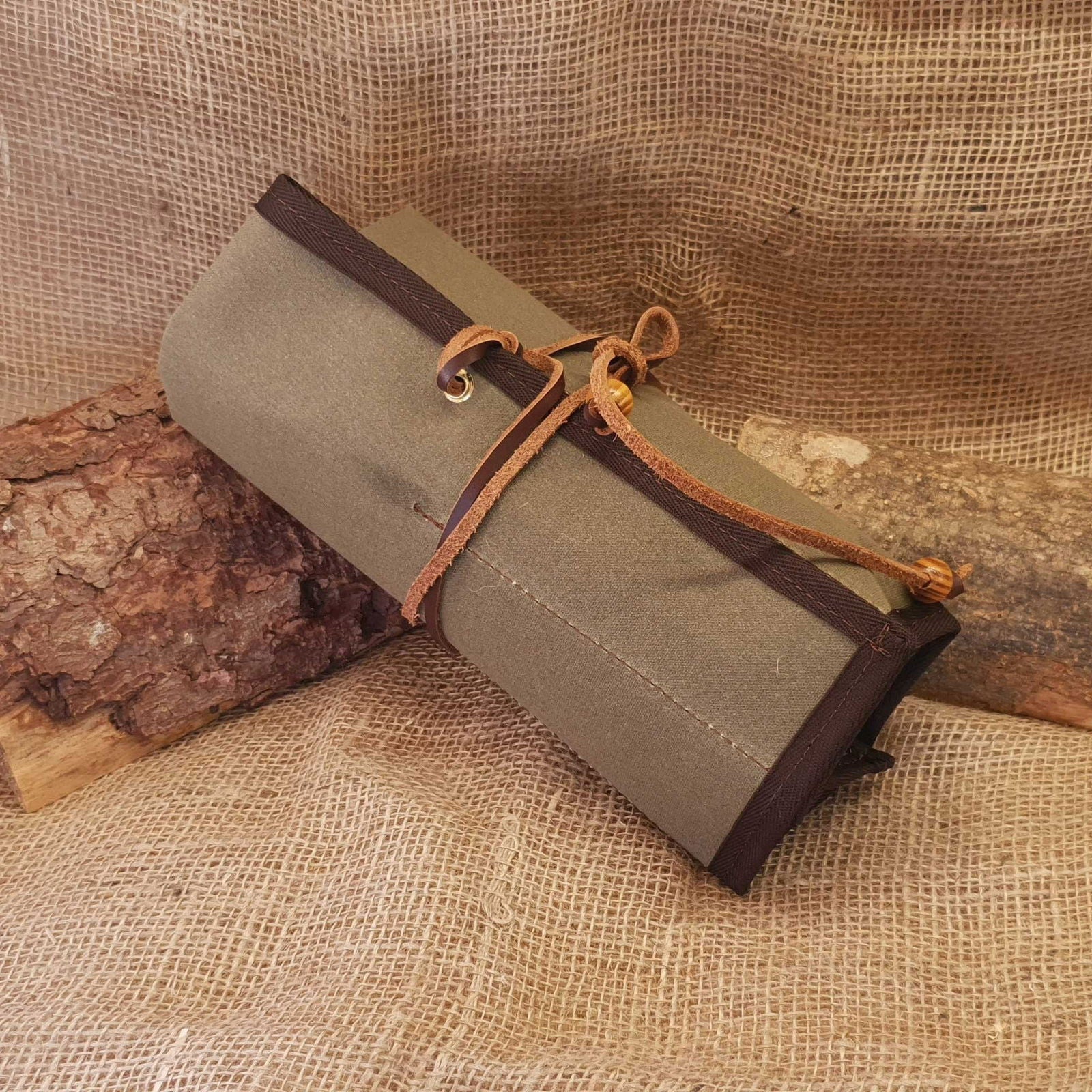 Canvas Tool Roll for Carving - Journeyman Handcraft