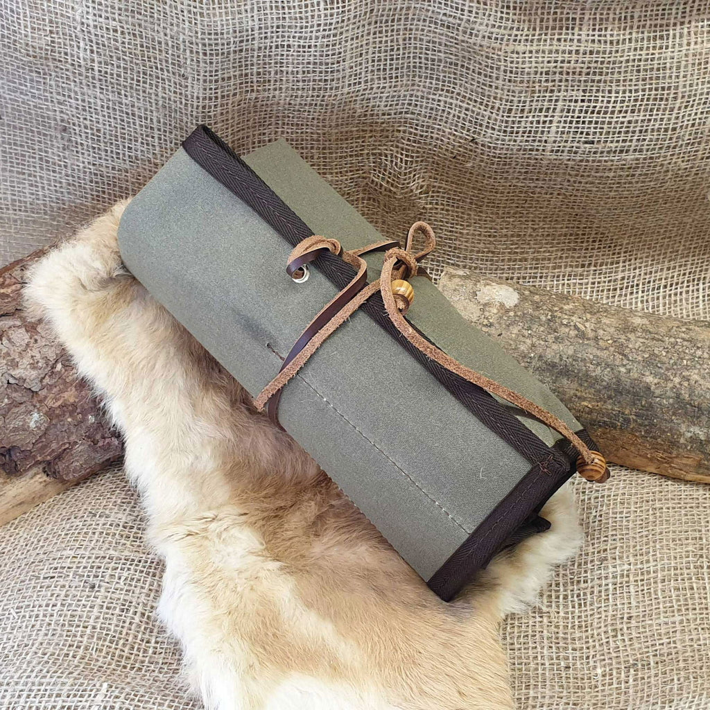 Canvas Tool Roll for Carving - Journeyman Handcraft
