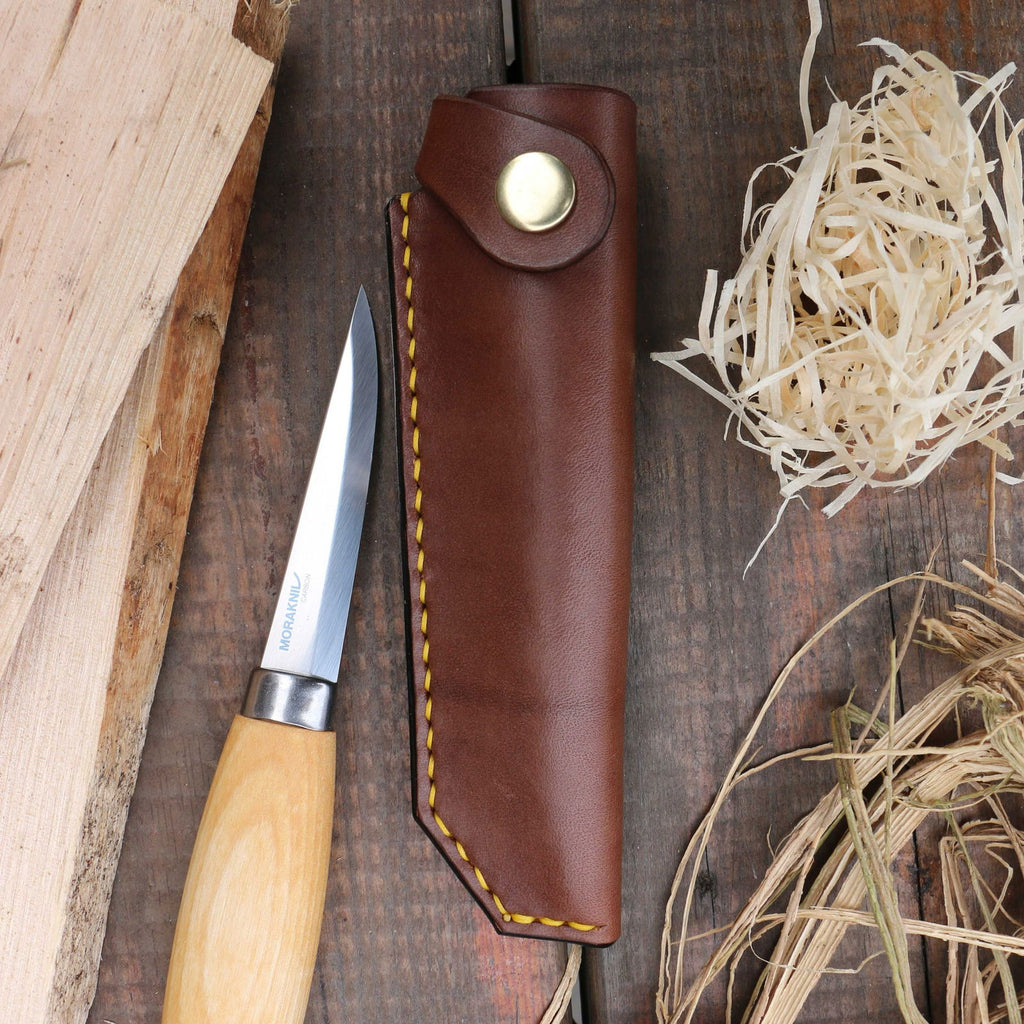 Leather Sheath For Mora 106 Carving Knife - Journeyman Handcraft