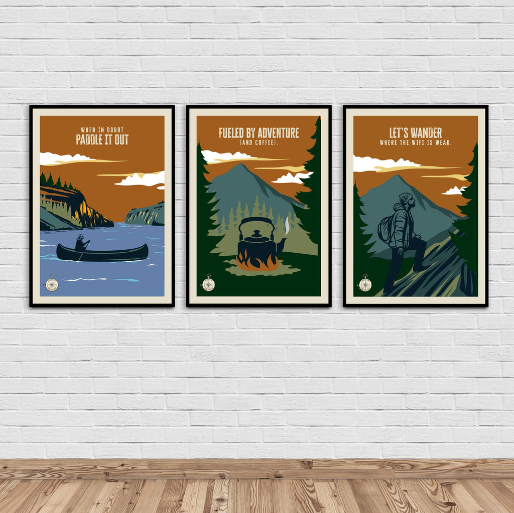 Outdoor Adventure Prints - Journeyman Handcraft