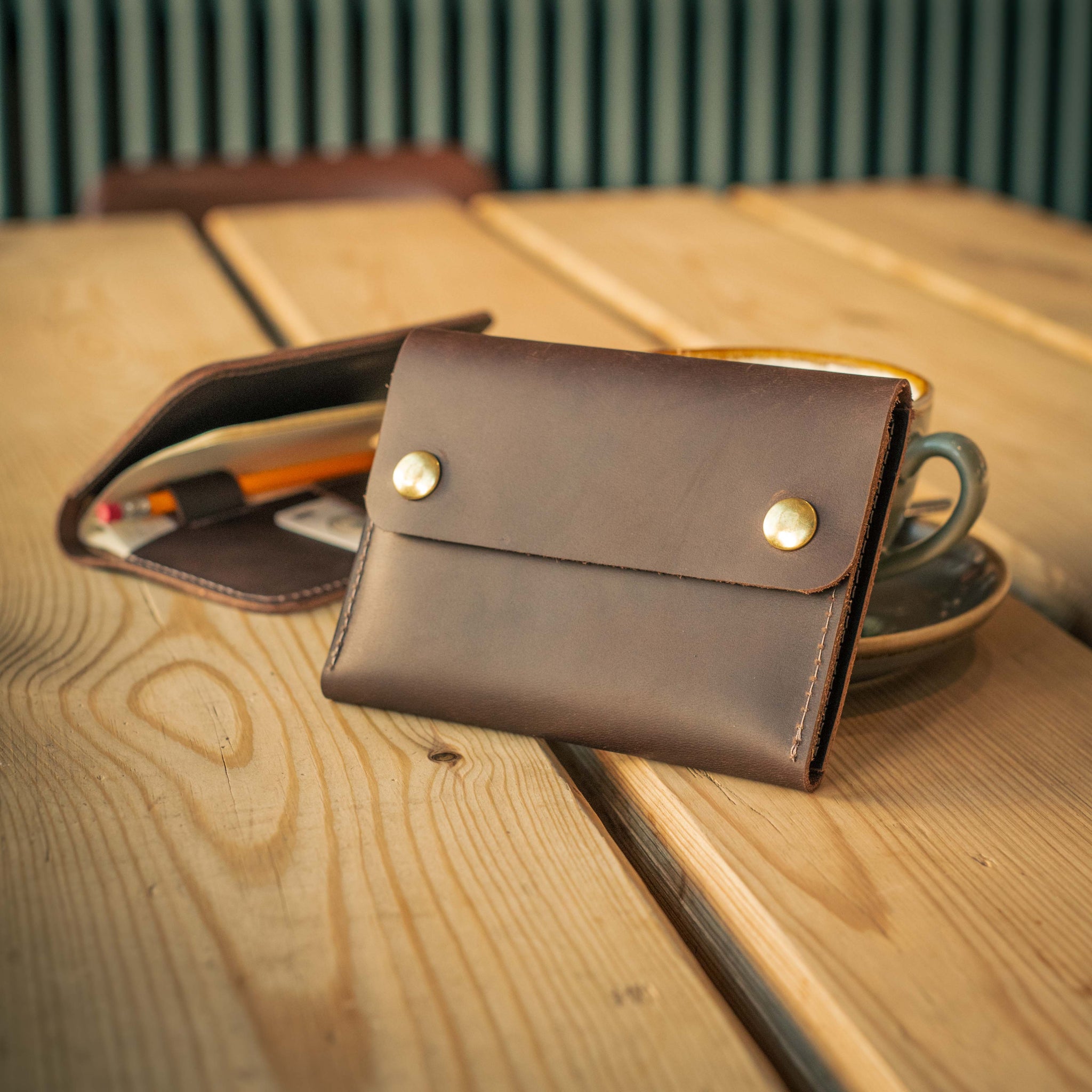 Leather Passport Travel Wallet