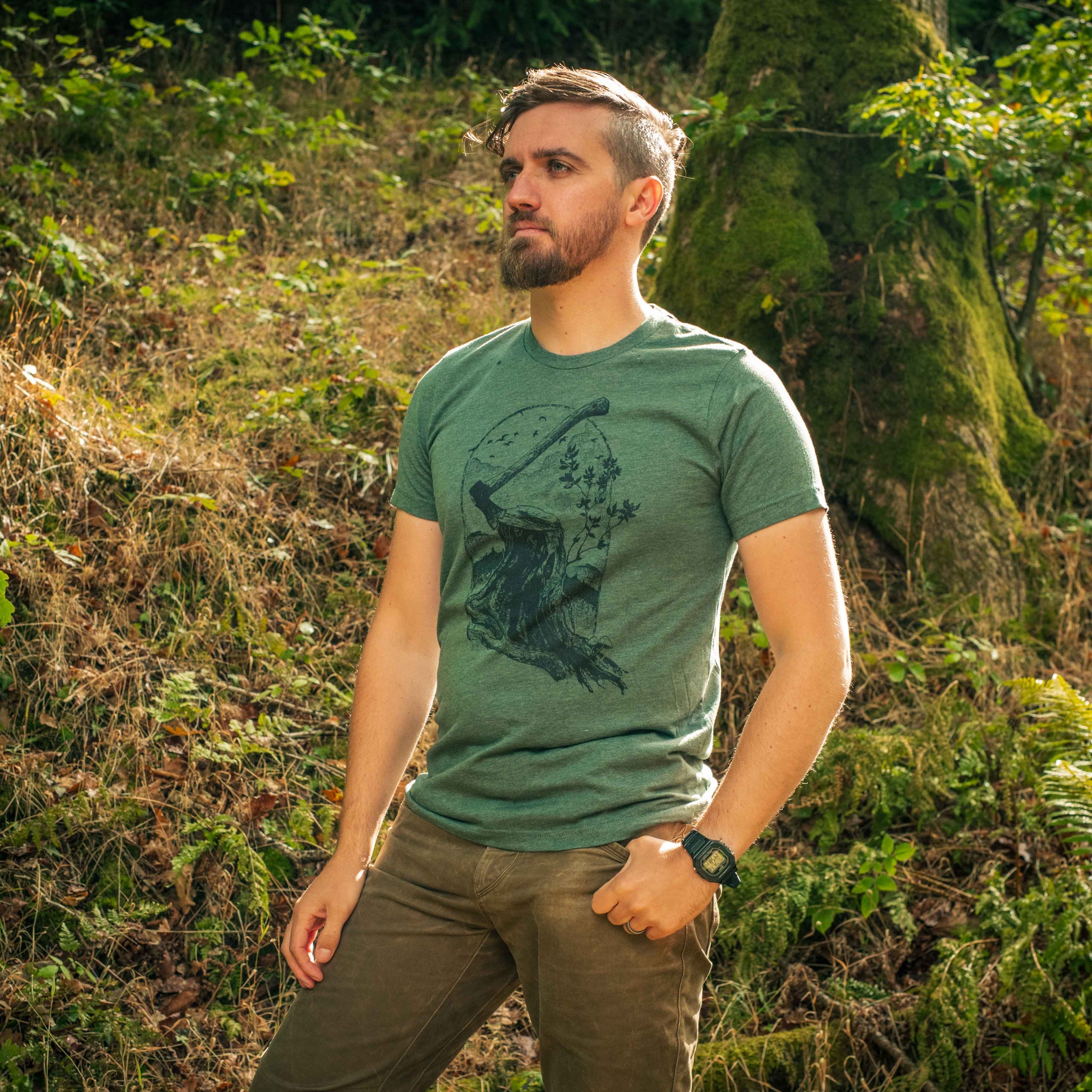 'Buried Steel' Unisex Dark T-shirt