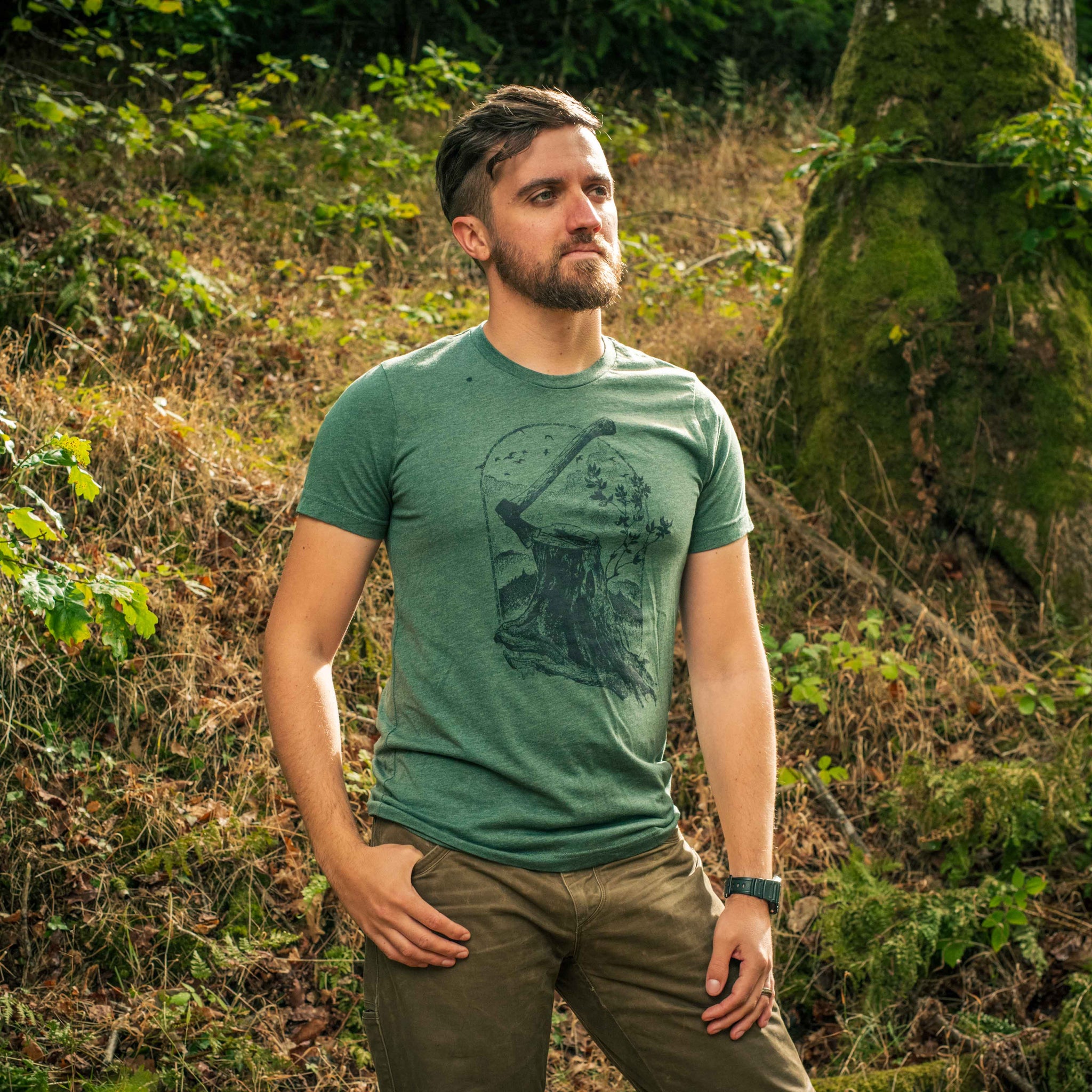 'Buried Steel' Unisex Dark T-shirt