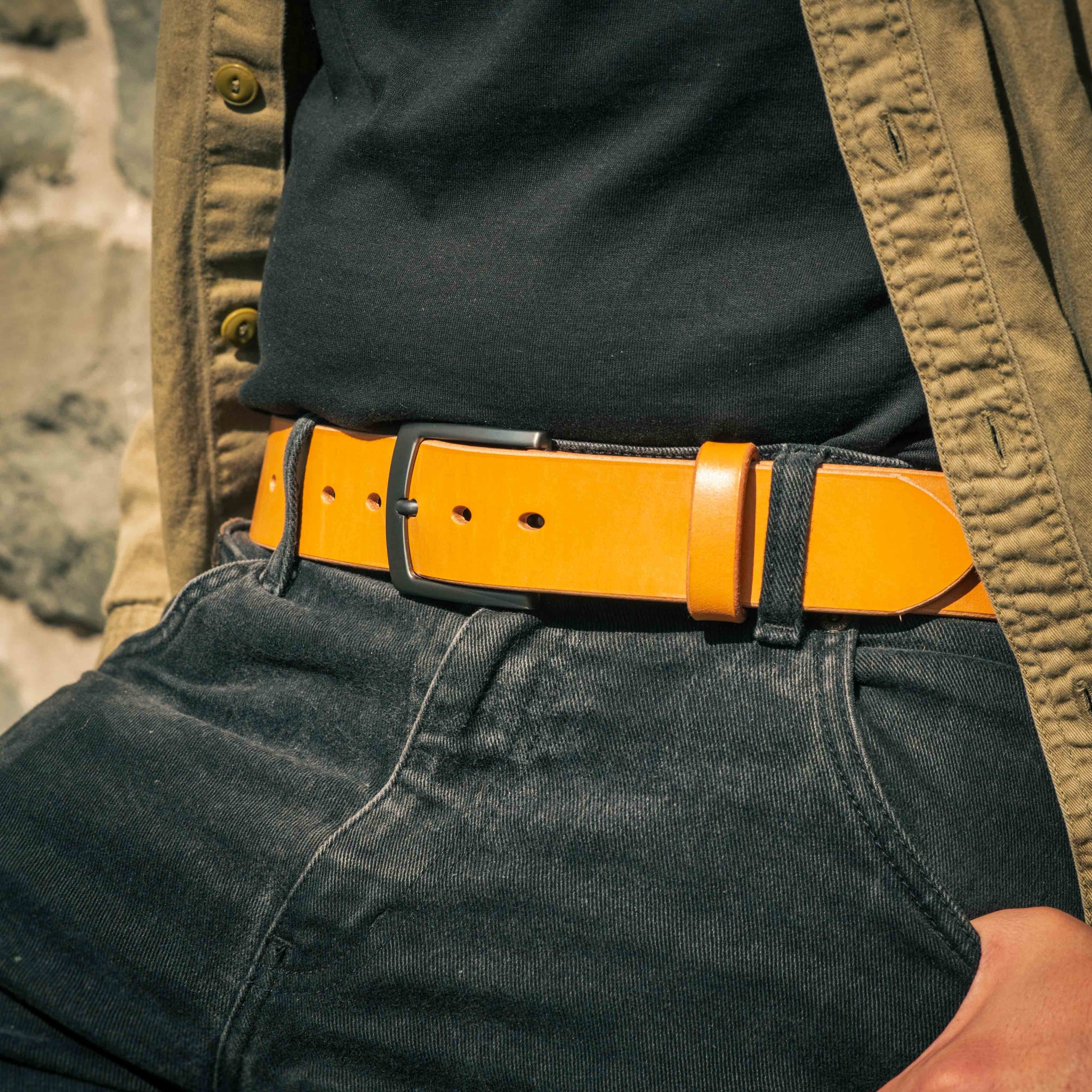 The Camden Belt | Gun Metal Buckle