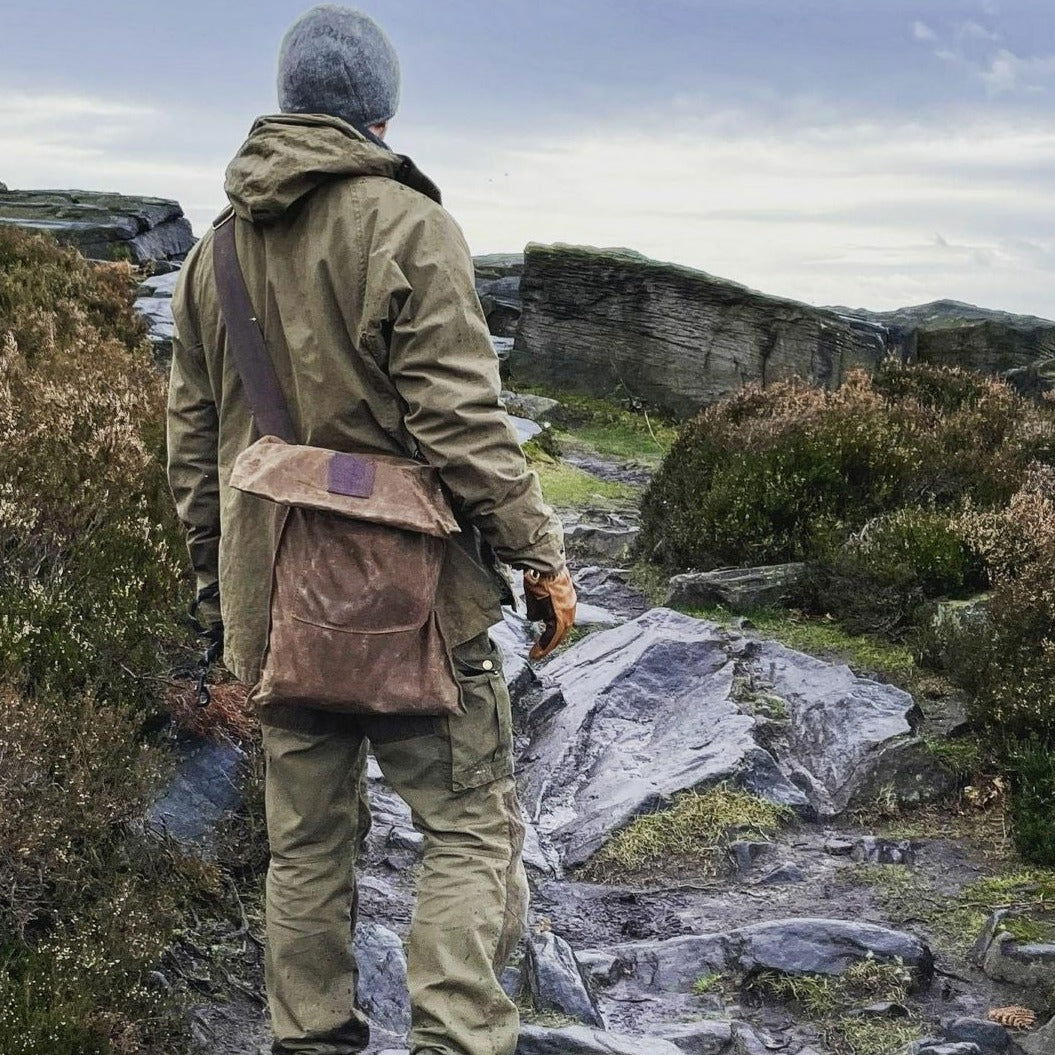 The Scout Haversack: Waxed Canvas – Journeyman Handcraft