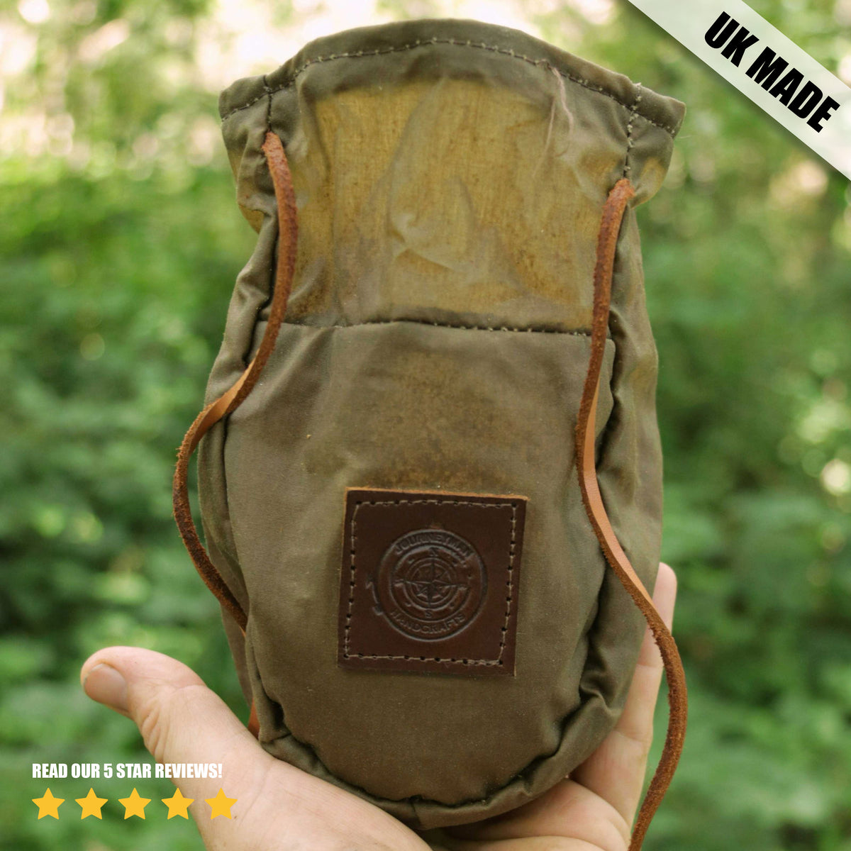 Coffee Pouch Sami Style Wax Canvas for Campfire Coffee