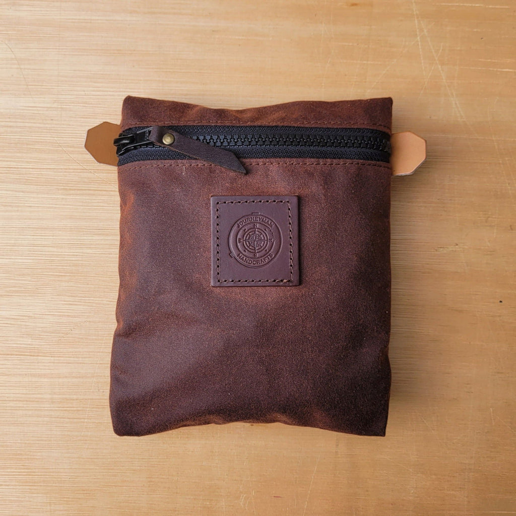 Wax Canvas Zipper Pouch - Journeyman Handcraft