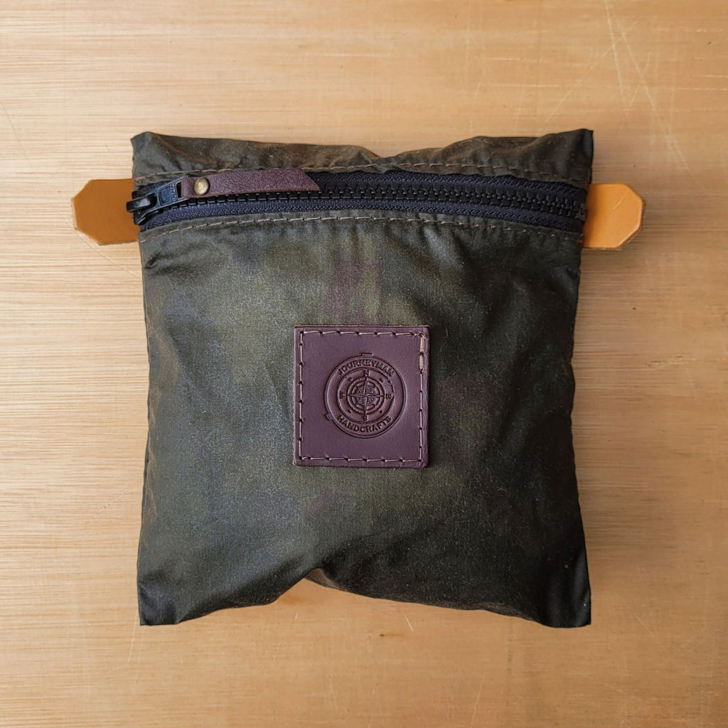 Wax Canvas Zipper Pouch - Journeyman Handcraft