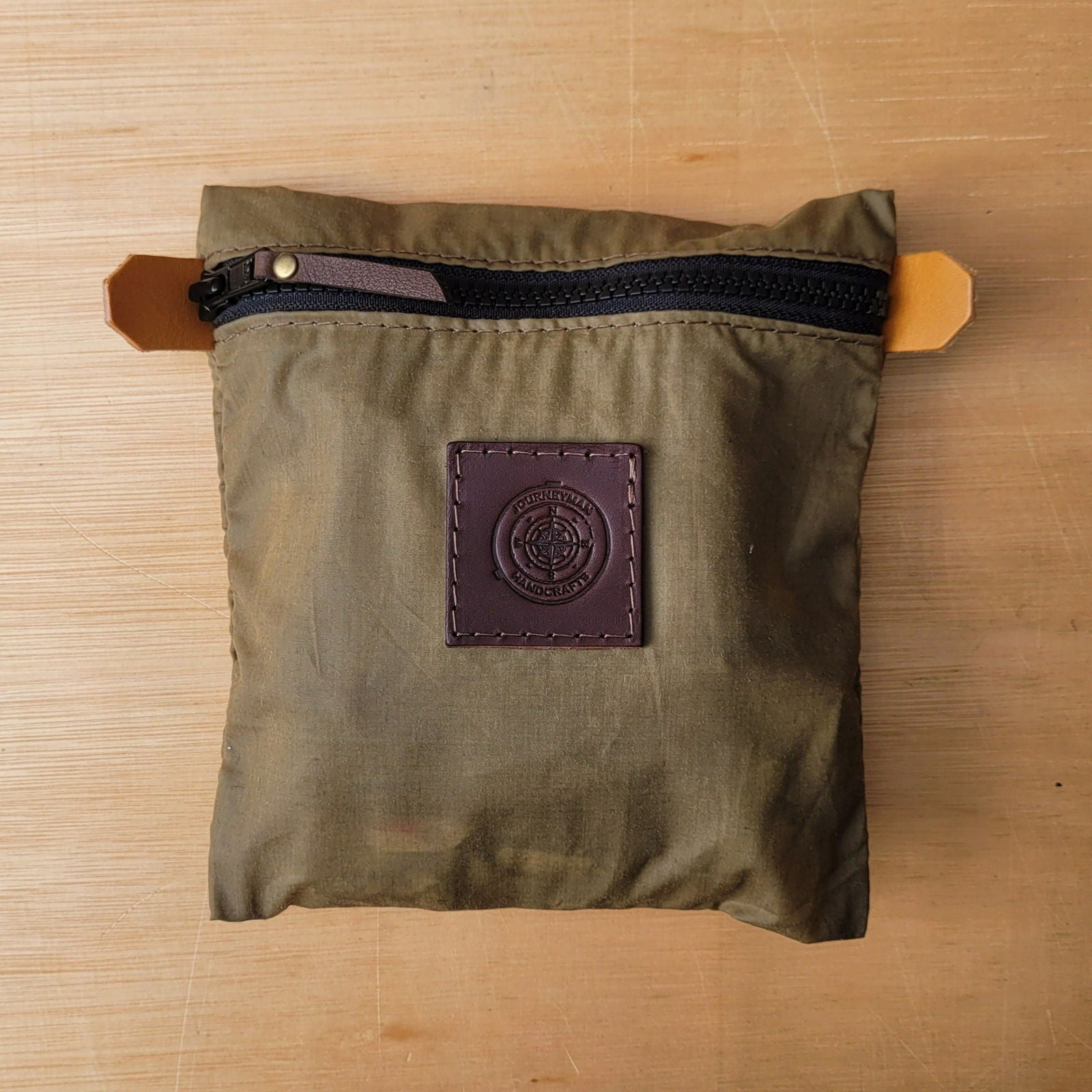 Wax Canvas Zipper Pouch - Journeyman Handcraft