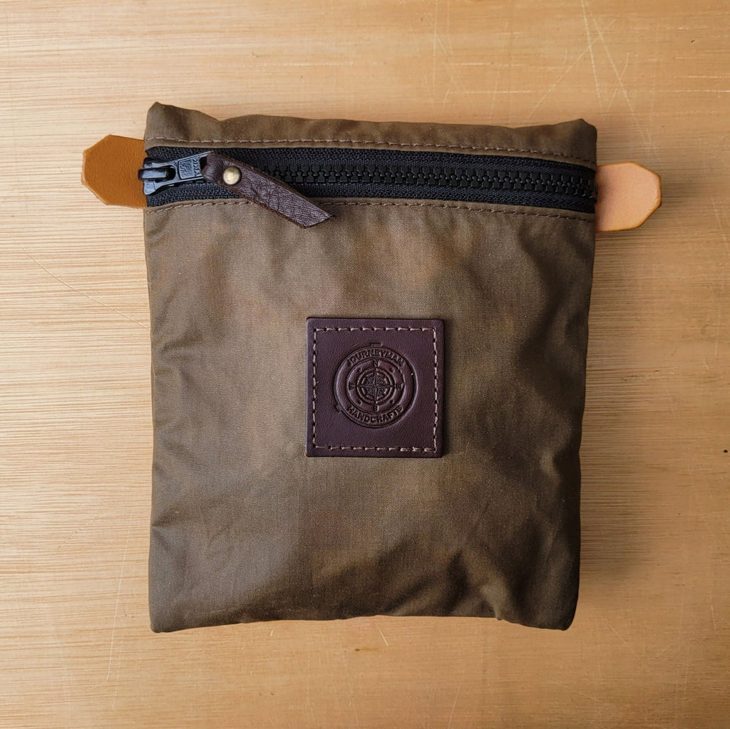 Wax Canvas Zipper Pouch - Journeyman Handcraft