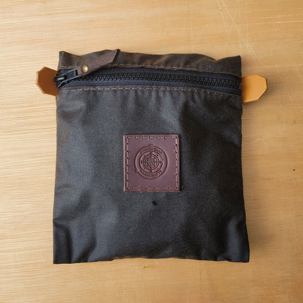 Wax Canvas Zipper Pouch - Journeyman Handcraft