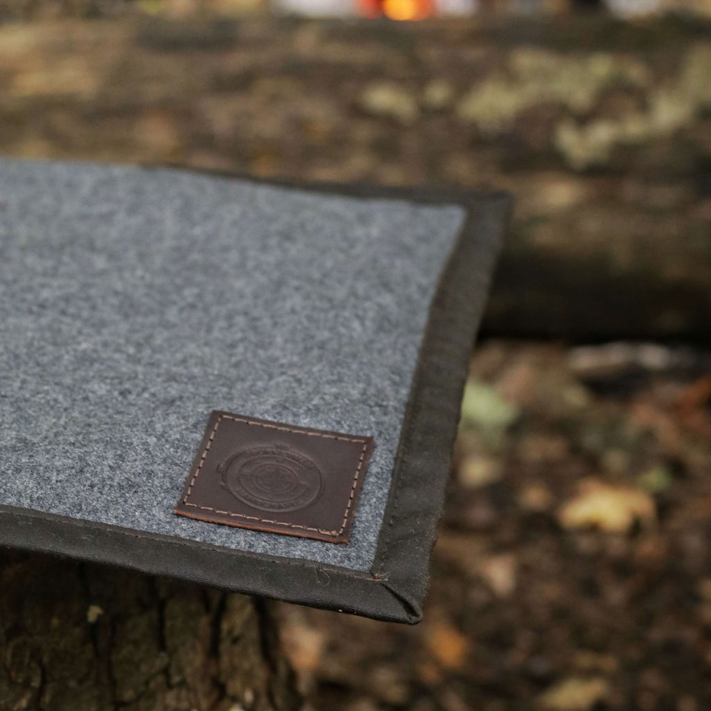 Wool & Wax Canvas Seat Pad - Journeyman Handcraft