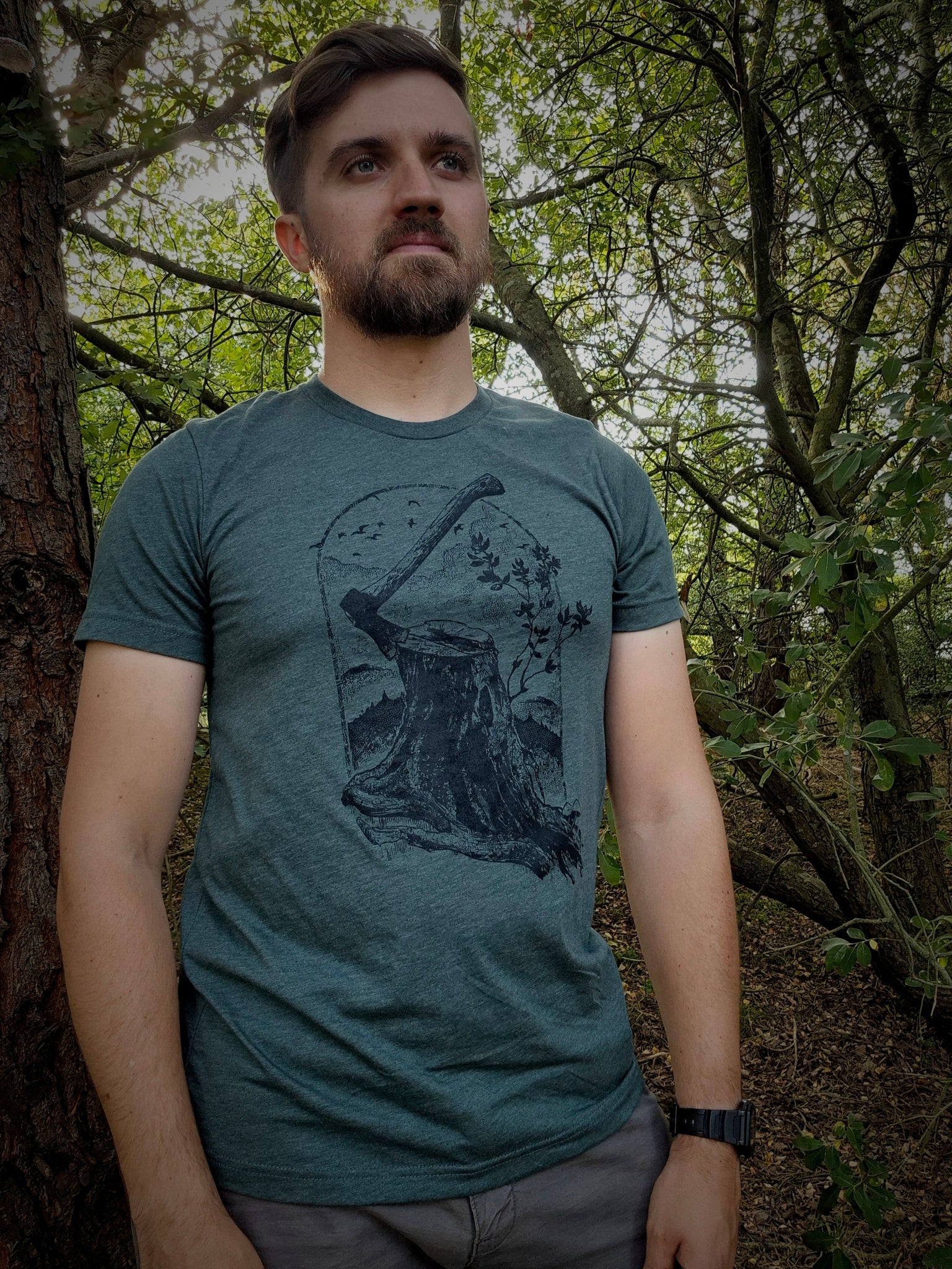'Buried Steel' Unisex Dark T-shirt